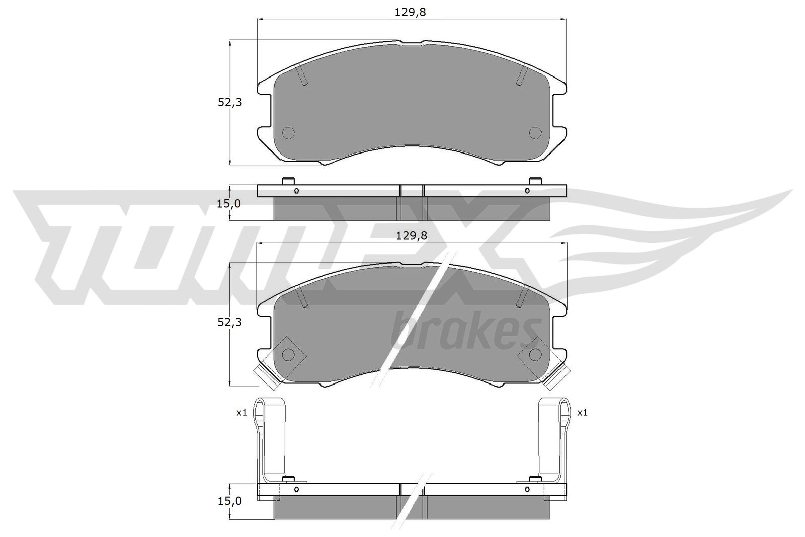 TOMEX Brakes TX 10-56 Sada...